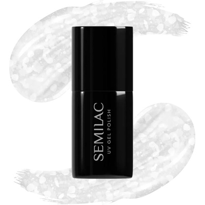 Semilac UV Hybrid Crushed_ICE gelový lak na nehty s použitím UV/LED lampy odstín 490 Ice Crushed 7 ml
