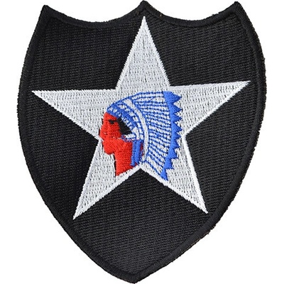 NAVYS Nášivka 2ND INFANTRY DIVISION- BAREVNÁ