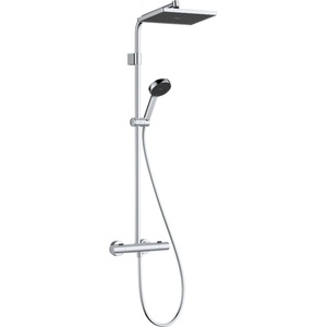 Hansgrohe Activera Q - Душ комплект с термостат, 29x18 см, 2 струи, EcoSmart, хром 28748000 (28748000)