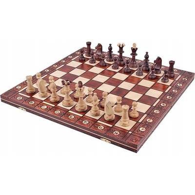 DŘEVĚNÉ ŠACHY ZDOBENÉ „CONSUL“ – ORIGINÁLNÍ! Sunrise Chess & Games