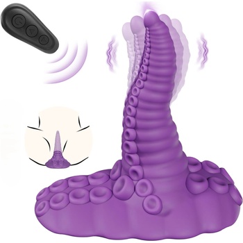 SuperLove Super Strong Monster Fantasy Tentacle Vibrator Purple