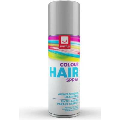 Smiffys Hair Colour Spray stříbrná 125 ml