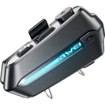 Awei Хендсфри Bluetooth слушалка за мотор (каска) Awei VS-1, ENC, IPX6, Черна (VS-1 Black)