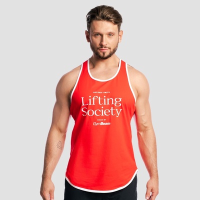 GymBeam Мъжки потник Lifting Society Stringer Flame M