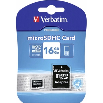 Verbatim MicroSDHC 16 GB 44082