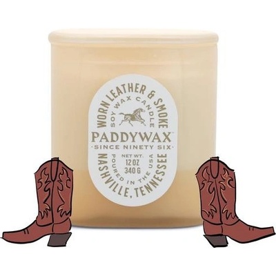 Paddywax Vista Worn Leather & Smoke 340 g