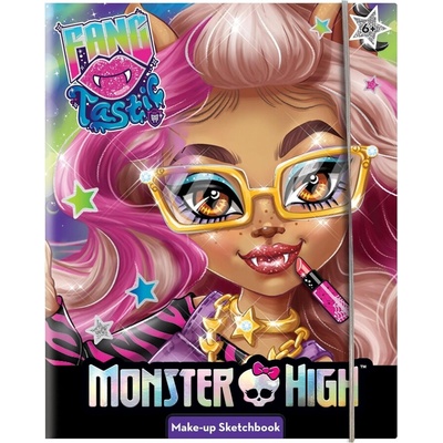 Lisciani Творчески комплект, Lisciani, Monster High, Модна папка за гримиране