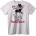 NOONEBRAND Тениска Укротена Лудост, Луд по Любовта - 2XL, White