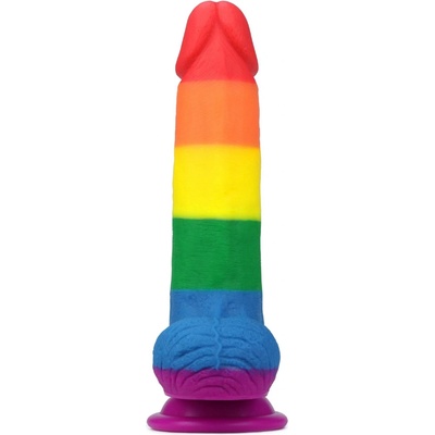 Lovetoy 7.5' Prider Dildo Klasické dildo s přísavkou Multicolor