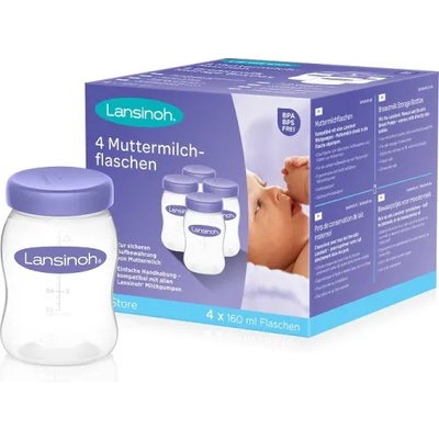Lansinoh Шишета за съхранение на кърма Lansinoh - 4 броя (L-1012)