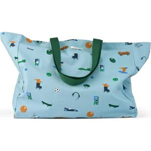 LIEWOOD Детска чанта за рамо Liewood Kid's Maxi Totebag Shoulder bag - Fun / Beach Blue - размер 54, 4 x 46 cm (510-6518-0111)