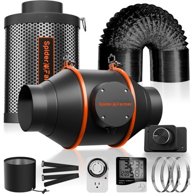 Spider Farmer 102mm Inline 348m³/h