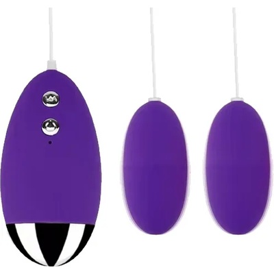 Passion labs Двойно вибро яйце "PERING PURPLE" 2 x 5 см