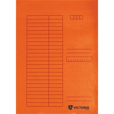 VICTORIA Doska s chlopňami A4 oranžová