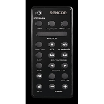 съвместим SENCOR SMC808 - съвместимо дистанционно управление на марката General (SMC808)