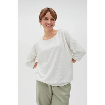 Moodo Marisse Women's Sweatshirt L-Bl-4617 Off White