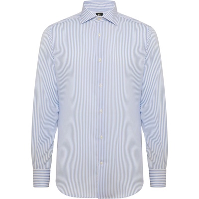 Boggi Milano Риза синьо, бяло, размер 42