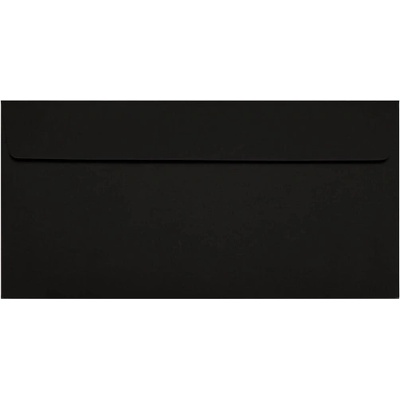 Poštová obálka čierna DL (110x220mm) PS