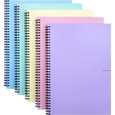 Karton P+P Twin wire blok A5 PASTELINI zelená – Zboží Živě
