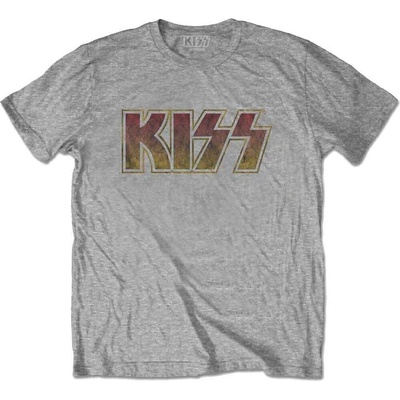 Kiss Vintage Classic Logo Grey L Риза (KISSTS01MG03)