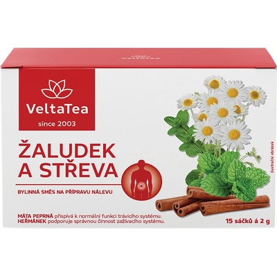 VeltaTea Čaj bylinná směs žaludek a střeva 30 g