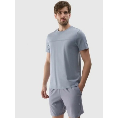 4F pánske tričko M2077 cold light grey 4FRSS24TTSHM2077