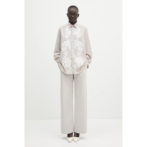 Aries Памучна риза Lace Overprinted Poplin Shirt (AR4010203)