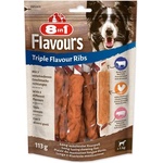 8in1 Лакомство 8in1 Triple Flavour ребърце за дъвчене 6бр (A4-144700)