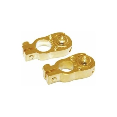 Zlacená svorka (-) pólu baterie 1x8,4; 2x10 mm2