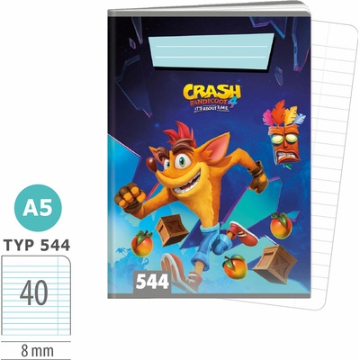 ARGUS Zošit A5 TYP 544 Crash Bandicoot