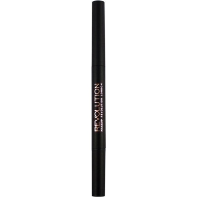 Makeup Revolution Duo Brow Definer precizní tužka na obočí Medium Brown 0,15 g