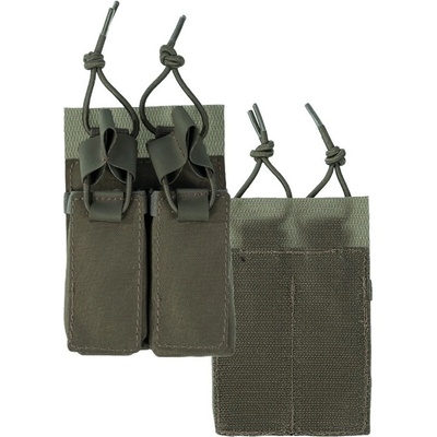 Mil-Tec na 2 pistolové zásobníky s uchycením na suchý zip Zelená