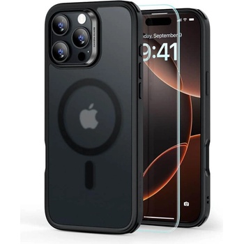 ESR Magsafe Калъф и Протектор за iPhone 16 Pro Max, ESR Classic Hybrid Magnetic Case, Черен (4894240243565)