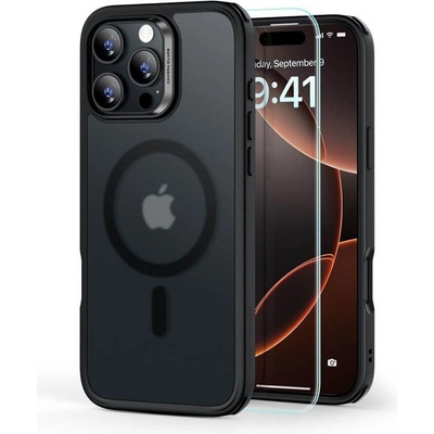 ESR Magsafe Калъф и Протектор за iPhone 16 Pro Max, ESR Classic Hybrid Magnetic Case, Черен (4894240243565)