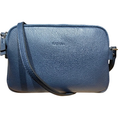 Katana kožená crossbody kabelka 69415-06 modrá