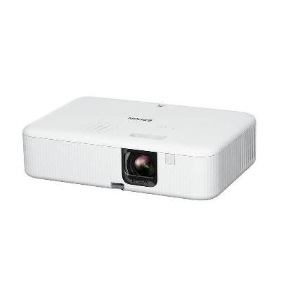 Проектор Epson CO-FH02, Full HD 1080p (1920 x 1080, 16: 9), 3000 ANSI lumens, 16 000: 1, USB 2.0, HDMI, Android TV, Lamp warr: 24 months, White с ПОДАРЪК Универсална стойка за проектор Sunne - V11HA85040_PRO02 (V11HA85040_PRO02)