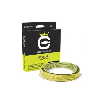 Cortland muškařská šnůra Trout Ultralight Tricolor Fresh WF2F 80ft