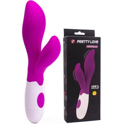 Вибратор с нестандартна мултифункционална форма, 20см. - Newman (DEBRA00732)