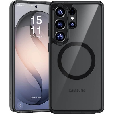 Benks Хибриден удароустойчив кейс с Qi2 за Samsung Galaxy S26 Ultra - Benks Magnetic Crystal Case (черен-прозрачен) (0050)