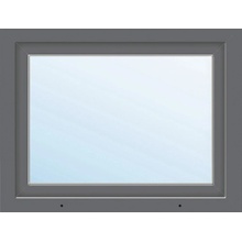 ARON Plastové okno jednokrídlové Basic biele/antracitové 1000 x 1200 mm DIN pravé