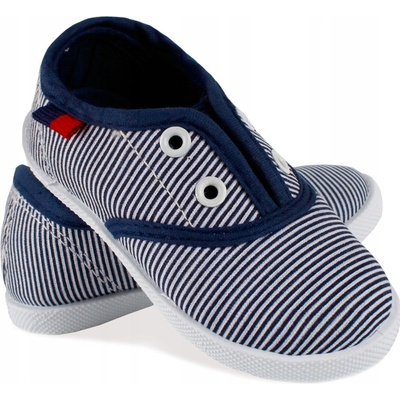 Tenisky nazouvací černé bílé