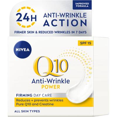 Nivea Q10 Power Дневен крем против бръчки, SPF15, 50 ml