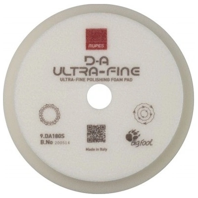 Rupes High Performance Ultra Fine Foam Pad - D-A Ultra Fine 150/180 mm
