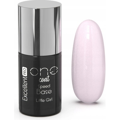 Excellent PRO One Coat Speed Base Little Girl 7 g Mliečna ružová