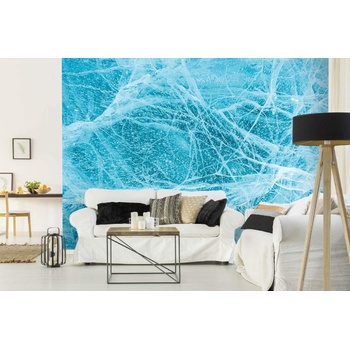 DIMEX ART s. r. o Самозалепваща се флизелинова фототапета лед с пукнатини 375 x 250 см