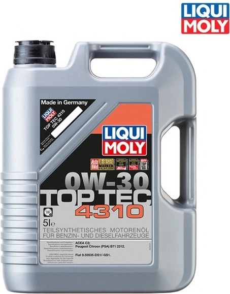 Liqui Moly TOP TEC 4310 0W-30 5 l 2362 od 1 678 Kč - Heureka.cz