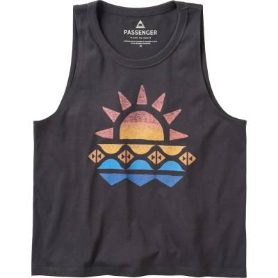 Passenger Дамски топ Passenger Women's Sunray Recycled Cotton Vest Top - Black (916-4438-0114)