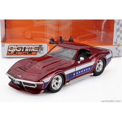 Jada Chevrolet Corvette Zl1 Stingray Coupe 1969 1:24 Red