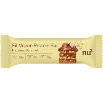 nu3 Fit Vegan Protein Bar - Hazelnut Caramel