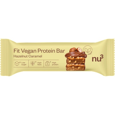 nu3 Fit Vegan Protein Bar - Hazelnut Caramel